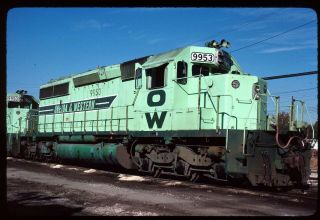 Rail Slide - Ow Oneida & Western 9953 Corbin Ky 11 - 1 - 1980