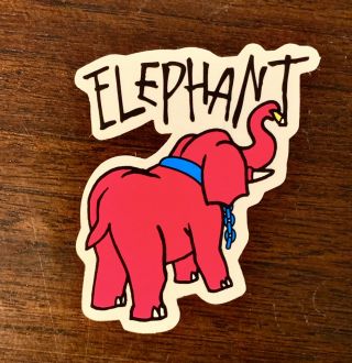 Elephant Skateboards - Vintage Sticker Mike Vallely Powell Peralta