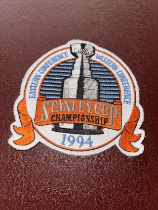 Stanley Cup 1994 Nhl Finals Patch - Vancouver Canucks Vs Ny Rangers Patch