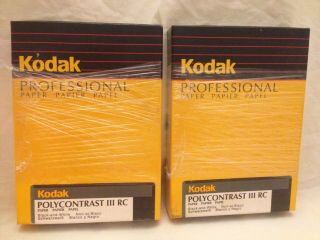 Vintage Kodak Polycontrast Iii Rc 5x7 (40 Sheets) Photographic Paper,  Expired