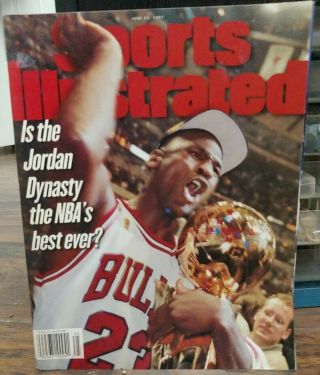 Sports Illustrated Michael Jordan Chicago Bulls June 23 1997 No Label Last Dance
