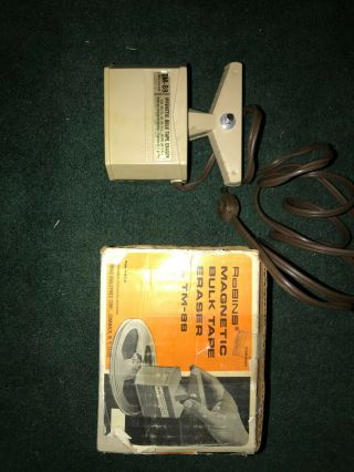 Vintage Robins Magnetic Bulk Tape Eraser Model:tm - 88