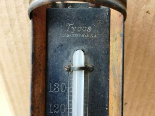 Vintage Tycos Thermometer 12 " With " Blood Heat " & " Freezing "