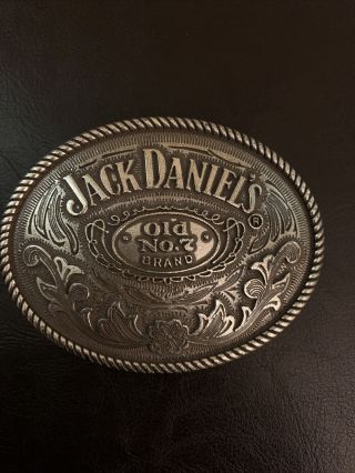 Vintage Western Style Jack Daniels Belt Buckle / Old 7 Brand 5008jd