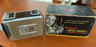 Vintage Kodak Brownie 8mm Movie Video Camera 13mm F/2.  7