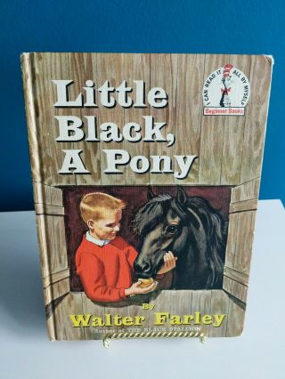 Little Black,  A Pony Dr Seuss Vintage Childrens Book Walter Farley 1961 Hc