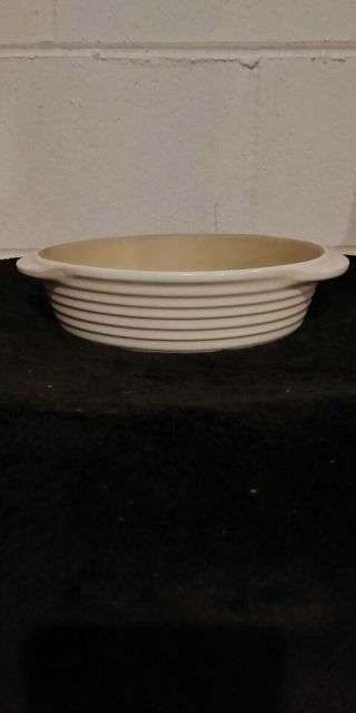 Vintage Pampered Chef Stoneware Backing Dish Usa 210705