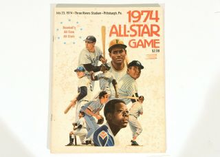 1974 All Star Game Program Booklet