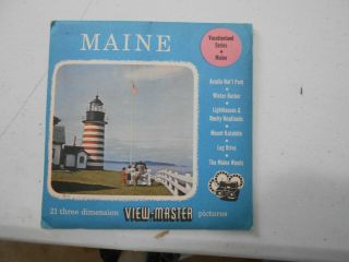Vintage 1955 Maine Vacationland Series View - Master 3 Reel Pack