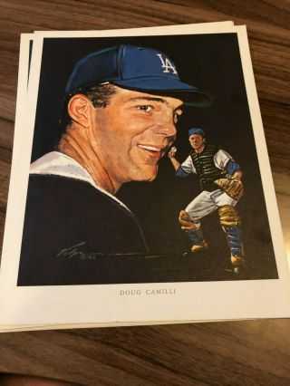 Doug Camilli 1962 Nicholas Volpe Union 76 Print Los Angeles Dodgers