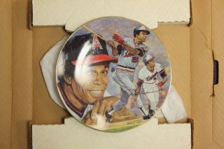 Gartlan Rod Carew Collectibles Ceramic Plate " Hitting For The Hall "