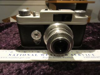 Vintage Argus 35mm Camera With 50mm Cintar Lens Made In Usa