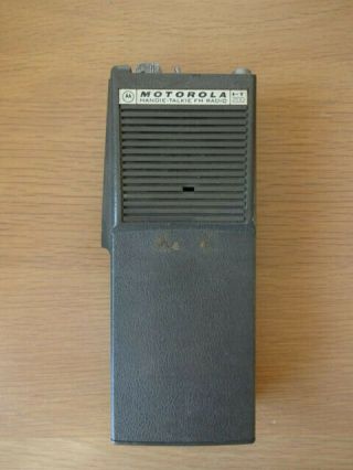 Vintage Motorola Ht200 Ht 200 Handie Talkie Vhf Civil Defense