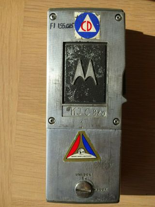 Vintage Motorola HT200 HT 200 Handie Talkie VHF Civil Defense 2