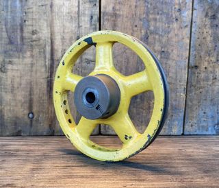 Vintage Cast Iron Gear Wheel / Flywheel Vintage Industrial Gear Wheel