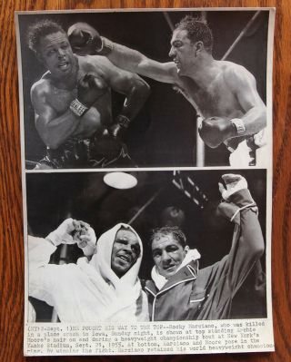 Boxing Photo: Rocky Marciano Vs Archie Moore