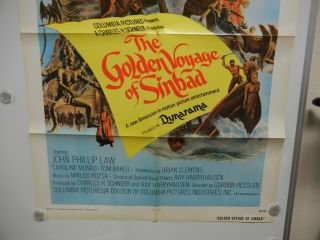 Vintage 1973 The Golden Voyage of Sinbad Fantasy 2
