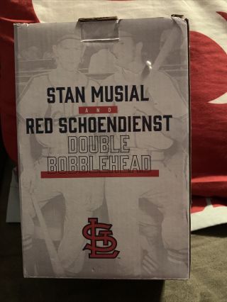 Stan Musial & Red Schoendienst Dual Bobblehead Nodder St Louis Cardinals 2019