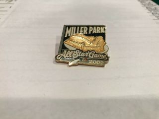 Milwaukee Brewers 2002 All - Star Game Miller Park Hat Pin,