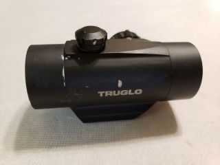 Vintage Truglo Red And Green Dot Scope Fits Picatinny Rail 30mm Color Black