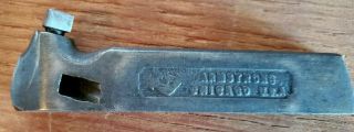 Vintage Armstrong Lathe Turning Tool Holder No 1 - L