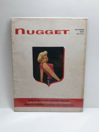 Vintage Nugget Oct.  1957 Belly - Bottom Bosom Ballet The Great Steak Controversy