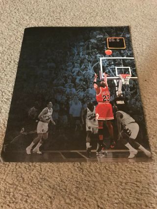 1998 Nike Air Jordan Xiii Shoe Poster Print Ad Michael Jordan " The Shot " Finals