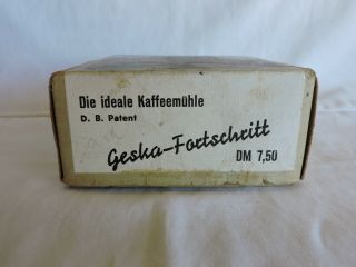 Vintage Box for German Geska Coffee Grinder The Ideal Coffee Grinder 2