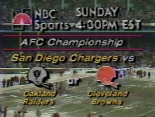 1980 Afc Divisional Playoffs On Dvd Oakland Raiders Vs Cleveland Browns Cold