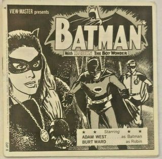 Gaf View - Master Vintage Batman And Robin With Catwoman " Purrfect Crime " (1966)