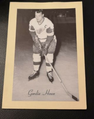 Gordie Howe 1944 - 63 Beehive Photos Wings Group 2 Please Read