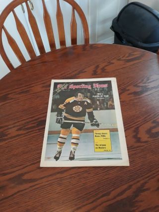 April 21,  1973 - The Sporting News - Phil Esposito Of The Boston Bruins