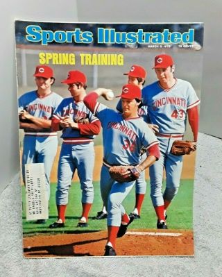 Sports Illustrated March 3 1975 Clay Carroll Cincinnati Reds Spring Training