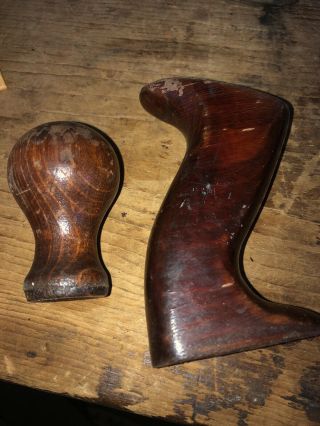 Vintage Stanley Plane Wood Handle And Knob Came Off 4 Plane
