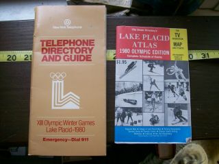 Lake Placid 1980 Olympics Map Schedule Of Events & Phone Directory/guide Fr/eng