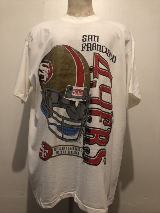 Vtg 90s San Francisco 49ers Amero T’s T Shirt Mens Size 2xl Nfl 100 Cotton