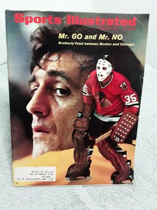 Sports Illustrated March 29 1971 Phil Esposito Bruins Tony Esposito Blackhawks