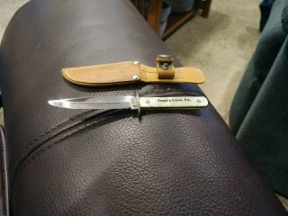 Vintage 4 " Fixed Blade Knive Advertising Penn 