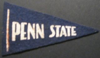 Vintage Antique 1936 - 1938 Bf3 Penn State Nittany Lions Football Pennant H521