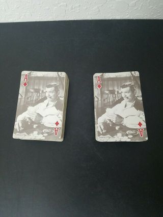 Vintage 1974 Stancraft Flickers Playing Cards 2 Decks