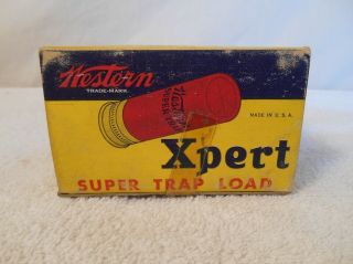 Vintage Western Xpert Trap Load 12ga.  Shotgun Shell Box (empty Box)