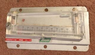 Vintage Dwyer ​inclined Air Filter Gages Gauge Manometer Dp