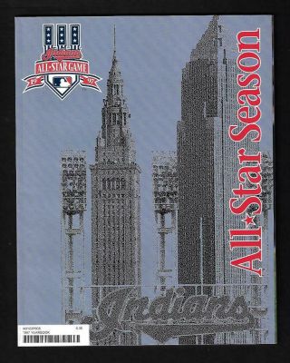 1997 Cleveland Indians All Star Game Yearbook -