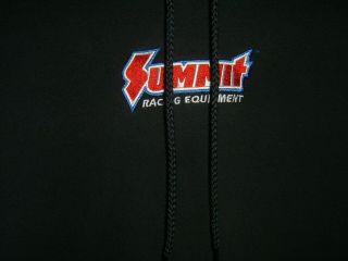 Vtg Summit Sweatshirt Hoodie Summit Racing Equipment Logo Embroidered Size L