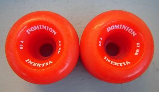 Vintage Dominion Inertia Double Conical Skateboard Wheels.  G&s,  Sims,  Variflex
