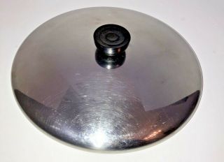 Vintage Revere Ware Replacement Lid For 9 - Inch Pan Pot Stainless Steel