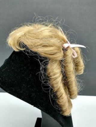 Vintage Doll Wig Blonde W/Ringlets & Bangs Size 8 Susan Wakeen Cherish Intl. 2