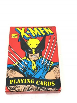 Vintage Marvel X - Men Playing Cards 1993 - Wolverine Cyclops X Men