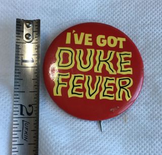Vintage Albuquerque Dukes “I’ve Got Duke Fever” Button 3