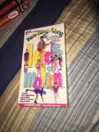 Kids In Motion Vhs Tape With Scott Baio Vintage - Temptations Good Housekeeping
